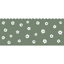 Soubassement 83x195cm feston fleur olive - PLAGE