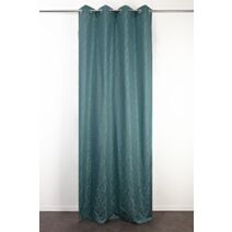 Rideau 135x260cm Ilia Bleu Paon
