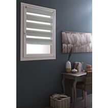 Store enrouleur Jour/Nuit sans perçage gris clair 45x250cm - INVENTIV