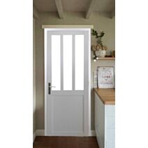 Bloc-porte Atelier blanc H.204xL.73cm Poussant gauche - GD MENUISERIES