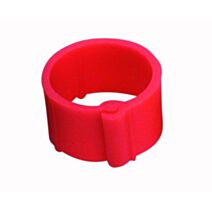 25 Bagues à clips Ø12mm Rouge - CHICK’A