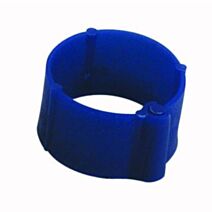 25 Bagues à clips Ø16mm Bleue - CHICK’A