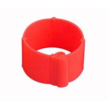 25 Bagues à clips Ø16mm Orange - CHICK’A