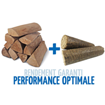 Pack découverte bois de chauffage pour poêle à bois - WOODSTOCK