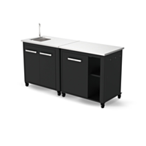 Ensemble cusine extérieure modules 90 cm + évier 90 cm - COZZE