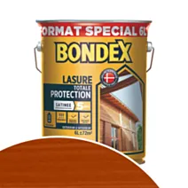 Lasure Totale Protection 5 ans 6L teck satinée - BONDEX