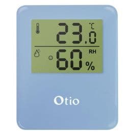 thermomètre avec sonde filaire intérieur/extérieur blanc - OTIO -  Mr.Bricolage