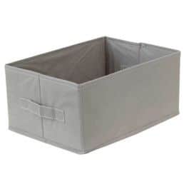Cube de rangement pliable taupe 30 x 30 x 30 cm - KB8 - Mr Bricolage