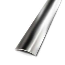 Barre de seuil adhésif - inox brillant 10/10e - largeur 30 mm