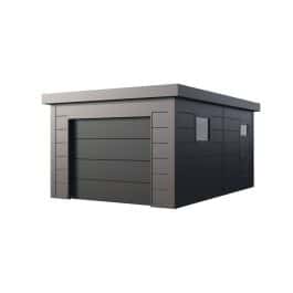 Garage en métal avec porte motorisée – 19,3 m² - Telluria, garage