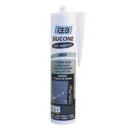 Silicone Tous Supports Gris 280ml - GEB - Mr.Bricolage