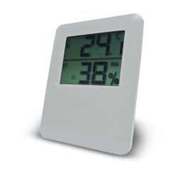 Thermomètre & hygromètre intérieur magnétique blanc - OTIO - Mr.Bricolage