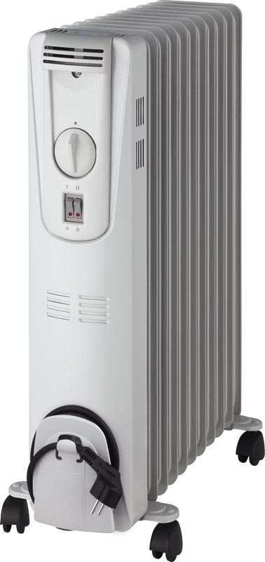 chauffage électrique - Radiateur bain d'huile 11 ELEMENT - 2500W