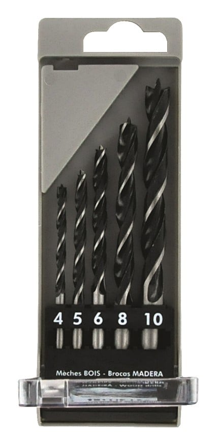 Set de 5 forets Multi matériaux Irwin Ø4, 5, 6, 8, 10mm - Forets et mèches  - Achat & prix