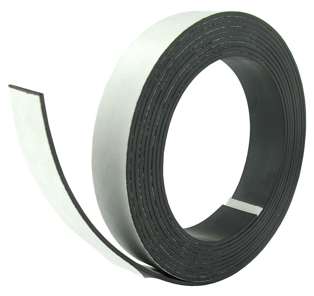 Bande magnétique autocollante forte bande magnétique flexible déductible  pour bricolage artisanal 1000x12.7x1.5MM